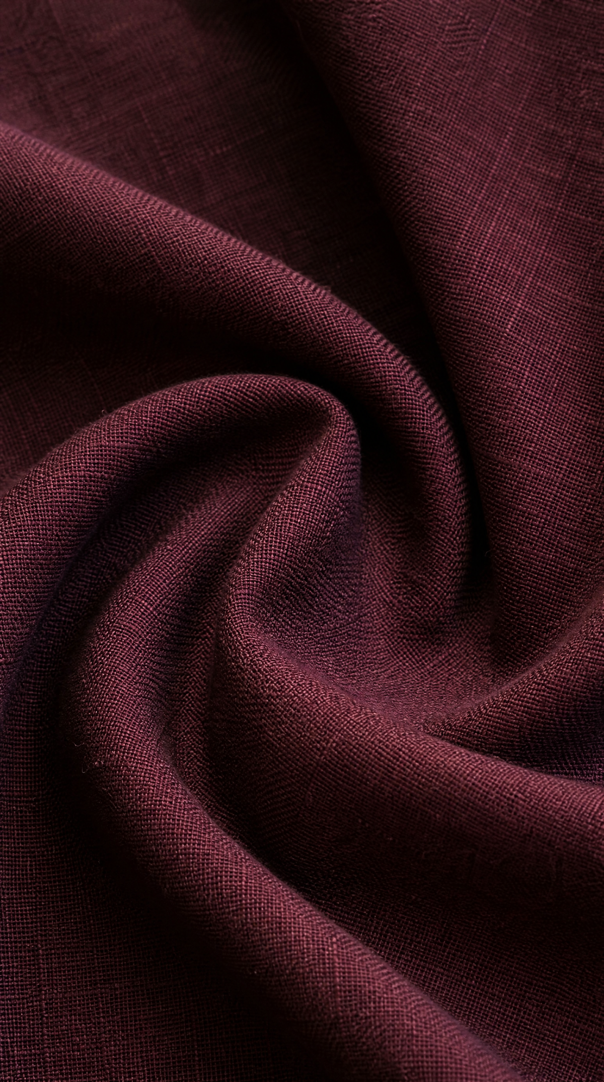 Textured Udaipur Plum Linen-blend Shirt