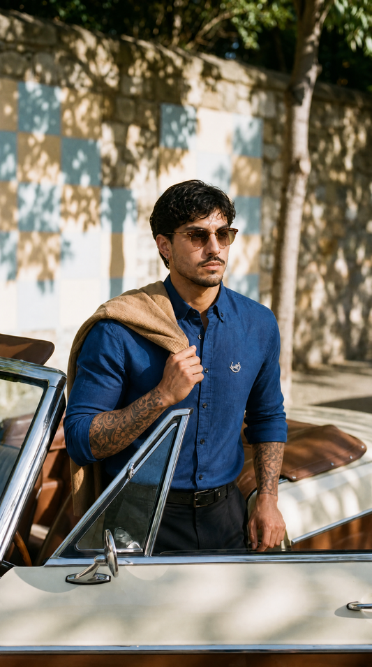 The Imperial Mysore Indigo Oxford Shirt