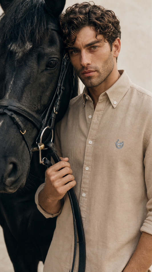 The Coonoor Oxford Classic Beige Shirt
