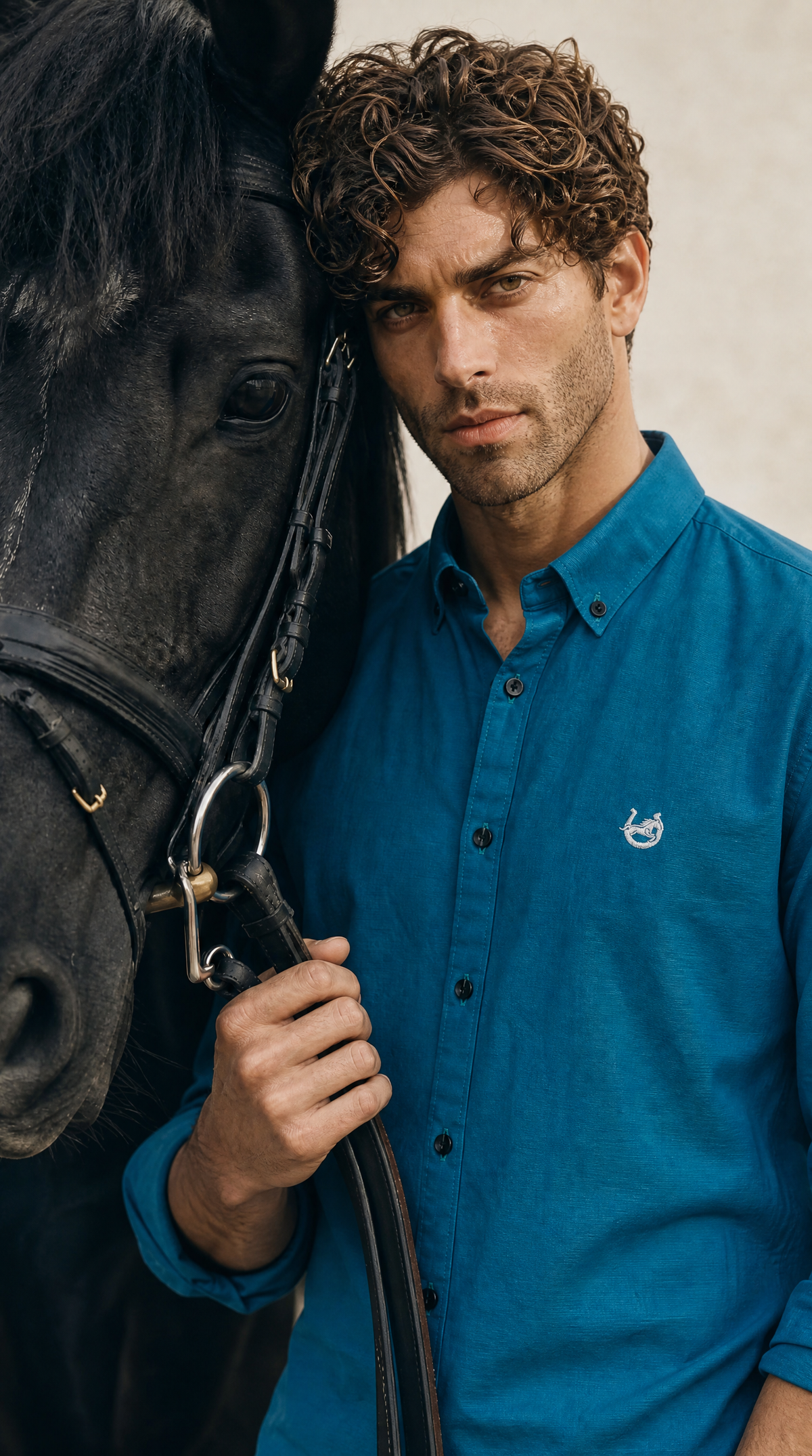 The Cochin Peacock Linen-blend Shirt