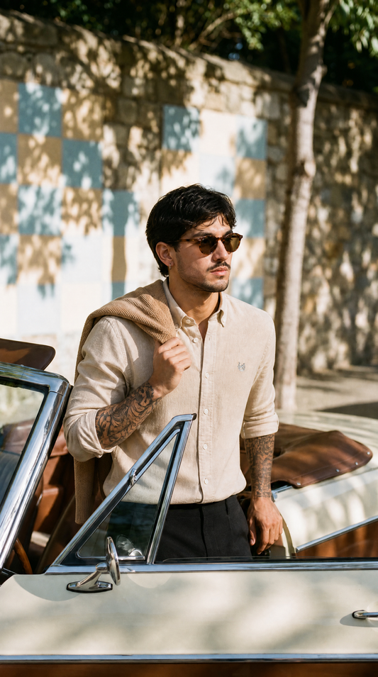 The Coonoor Oxford Classic Beige Shirt