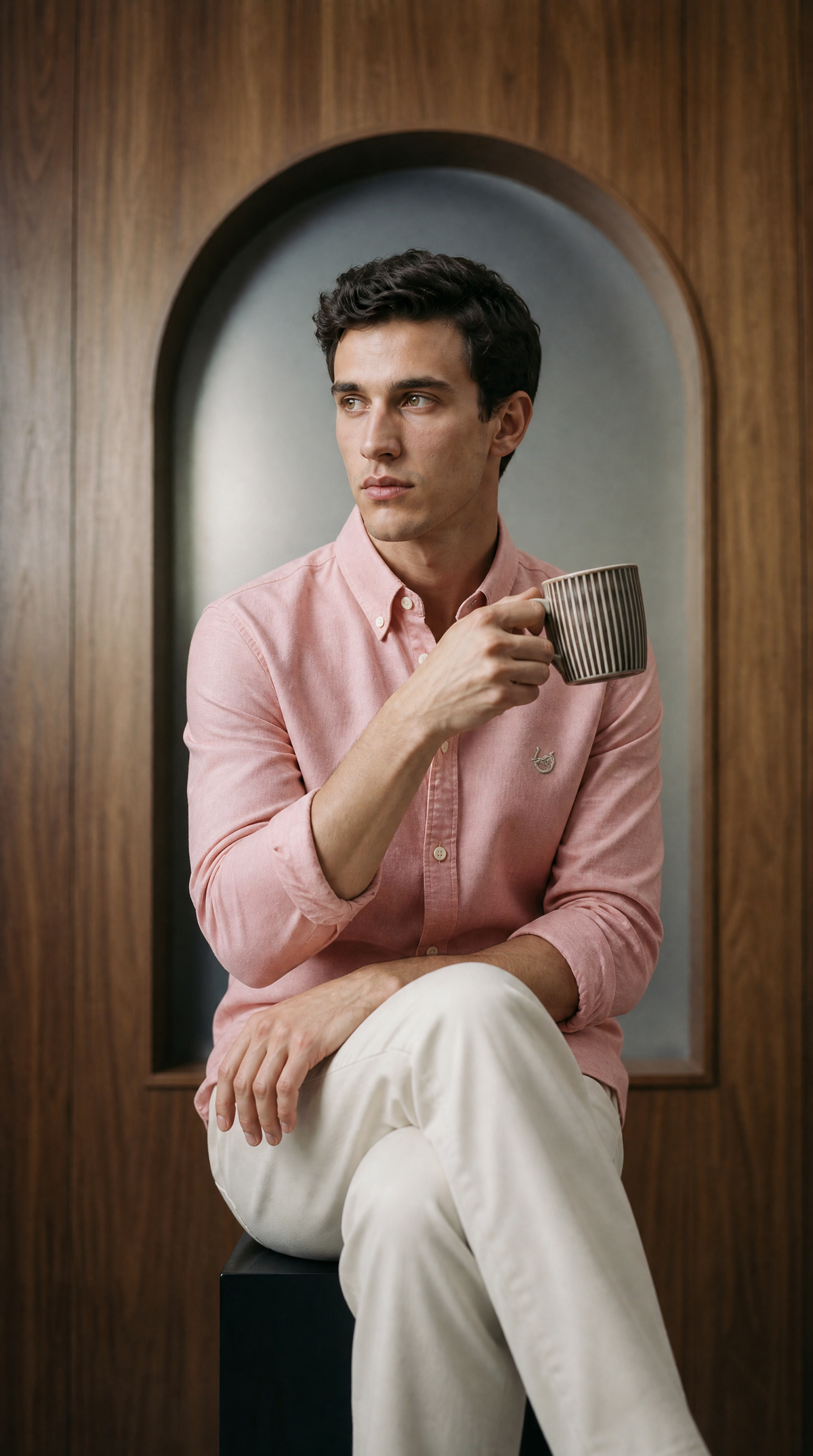 The Dehradun Oxford Pastel Pink Shirt