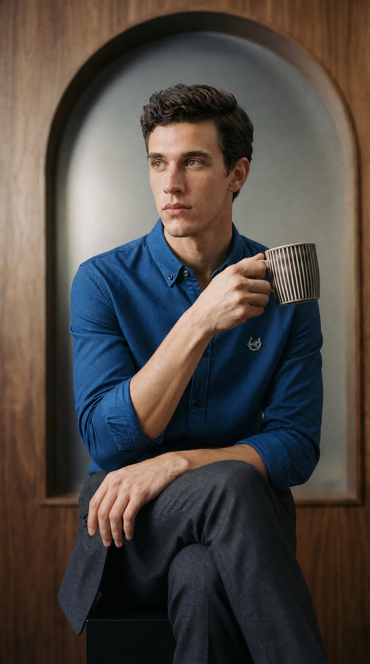The Imperial Mysore Indigo Oxford Shirt
