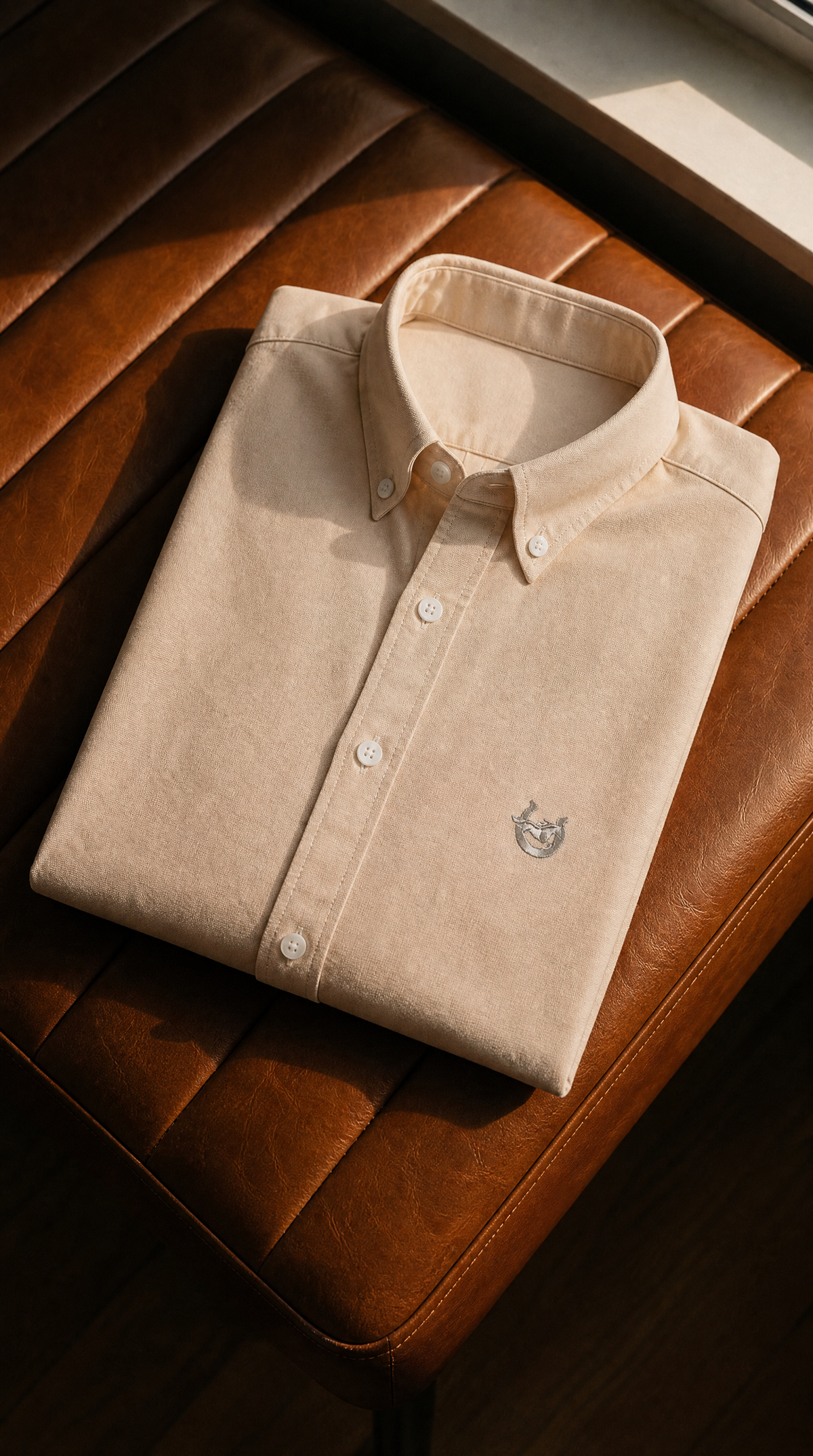 The Coonoor Oxford Classic Beige Shirt