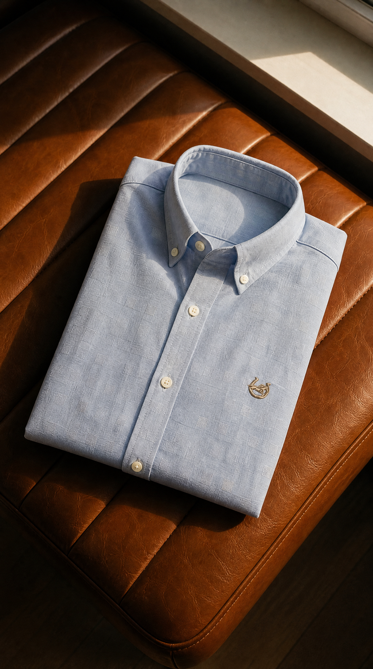 The Coromandel Azure Cotton Shirt