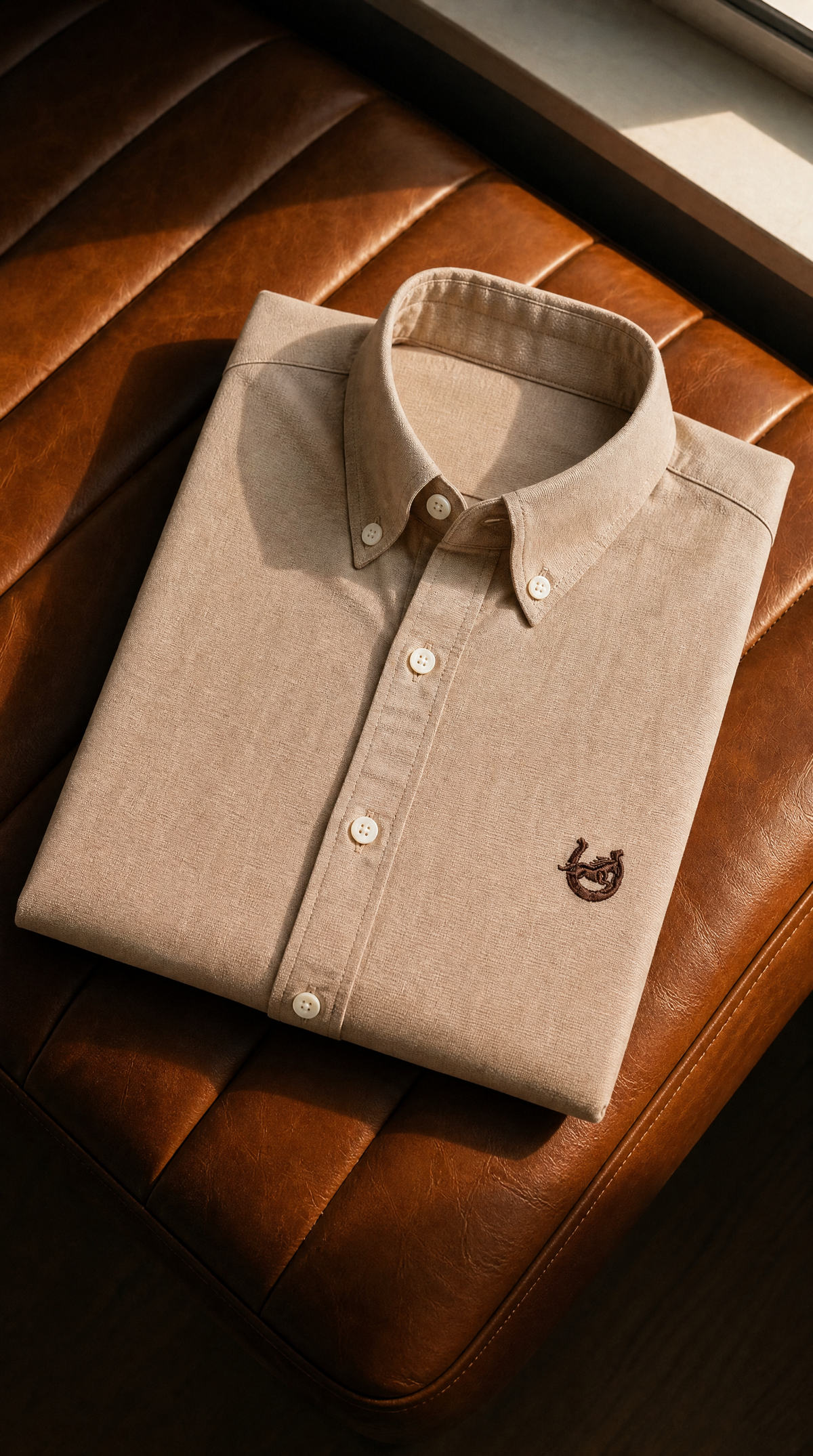 The Thar Mud Brown Linen-blend Shirt
